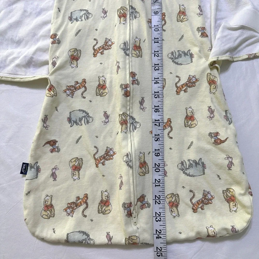 Halo Disney Sleep Sack Swaddle WINNIE THE POOH & FRIENDS Micro Fleece 3-6 Months